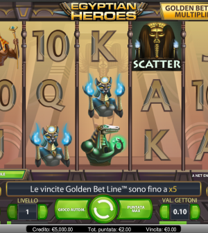 Egyptian Heroes slotmachine