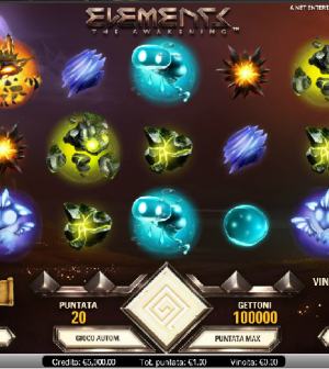 Elements slotmachine