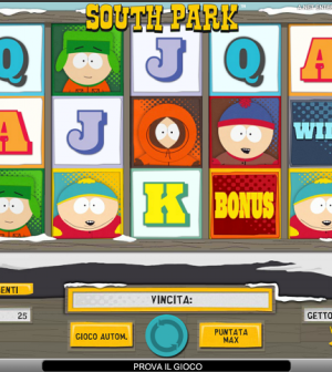 South Park slot machine