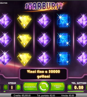 Starburst slot machine