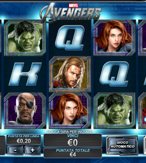 Avengers slotmachine