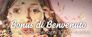 Bonus Benvenuto migliori casino online AAMS