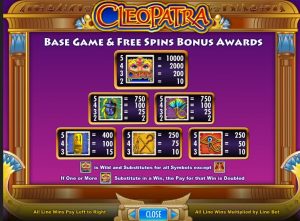 Cleopatra slot machine gratis