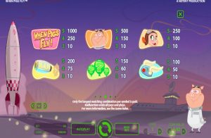 Slot machine gratis: When Pigs Fly. Regole e simboli