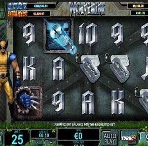 Wolverine slot gratis recensione