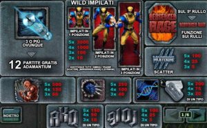 Wolverine slot gratis recensione