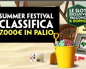 Paddy Power Casino Classifica Summer Festival 7.000€