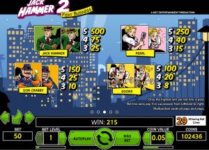 Jack Hammer 2 slot online: come giocare