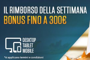 NetBet Casino Bonus Settimanale 300€