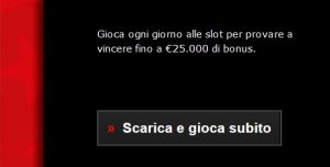 Bonus slot PokerStars: fino 25.000€ al giorno!