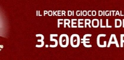 Freeroll Natale 3.500€ GD Poker