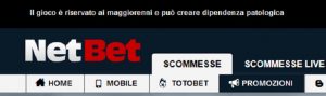 Scommesse sportive Netbet Bonus rimborso 100€